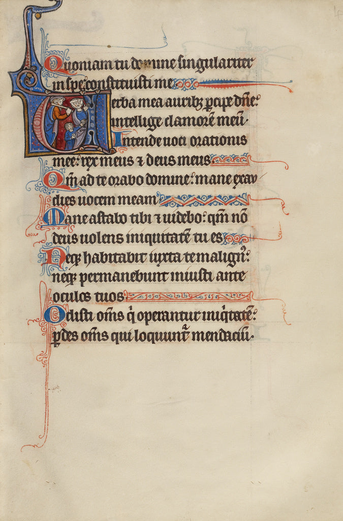 Bute Master:Initial V: Abraham Ousting Hagar and Her Son Ish, Poster Print Wall Art