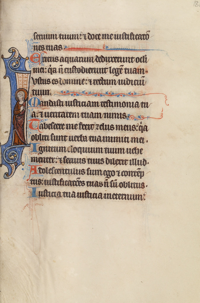 Bute Master:Initial I: A Saint, Poster Print Wall Art