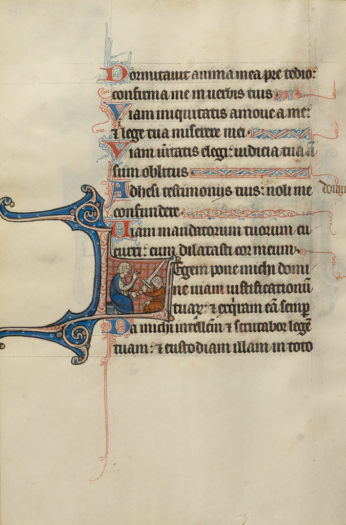 Bute Master:Initial L: One Man Swearing Fealty to Another Ma,16x12