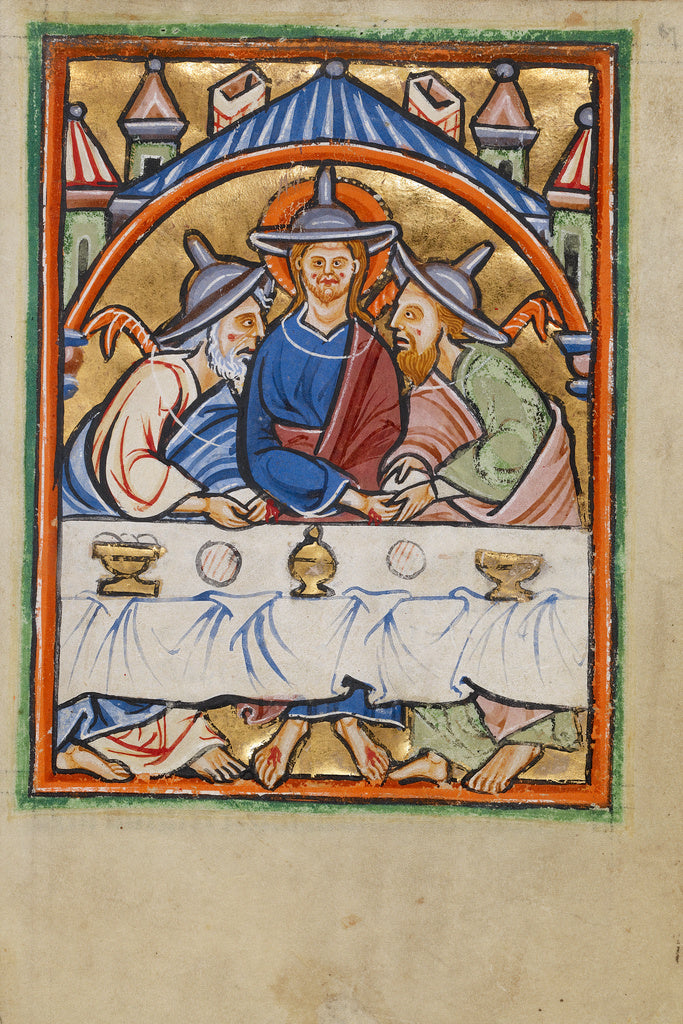 Unknown:Supper at Emmaus, Poster Print Wall Art