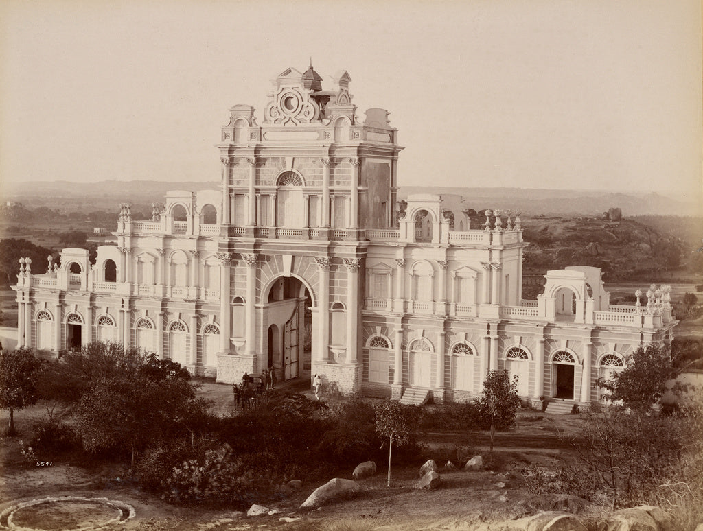 Lala Deen Dayal:Gateway, Faluknuma Palace, Poster Print Wall Art
