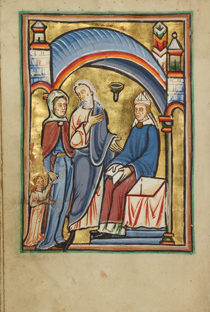 Unknown:The Presentation of the Virgin in the Temple,16x12