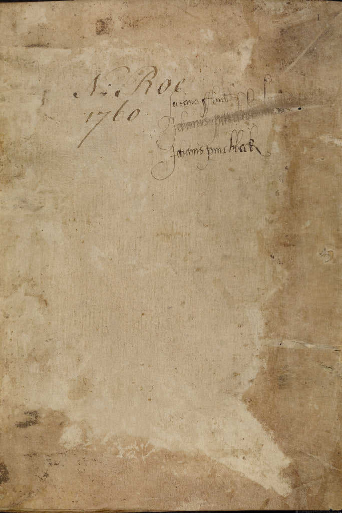 Unknown:Blank Page with added inscription, Poster Print Wall Art