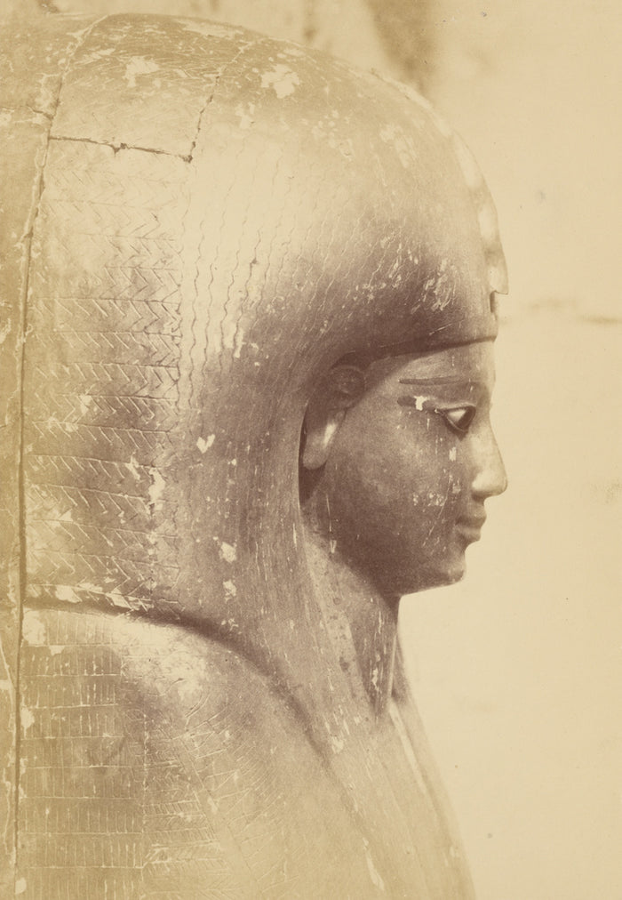 Théodule Devéria:[Close-up of the Sarcophagus of the Queen,16x12