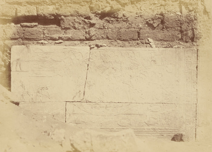 Théodule Devéria:[Sakkarah, Inscriptions of Ptah-Mes' Tomb,16x12