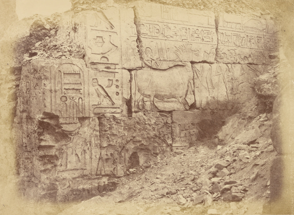 Théodule Devéria:[Hieroglyphic Inscriptions], Poster Print Wall Art