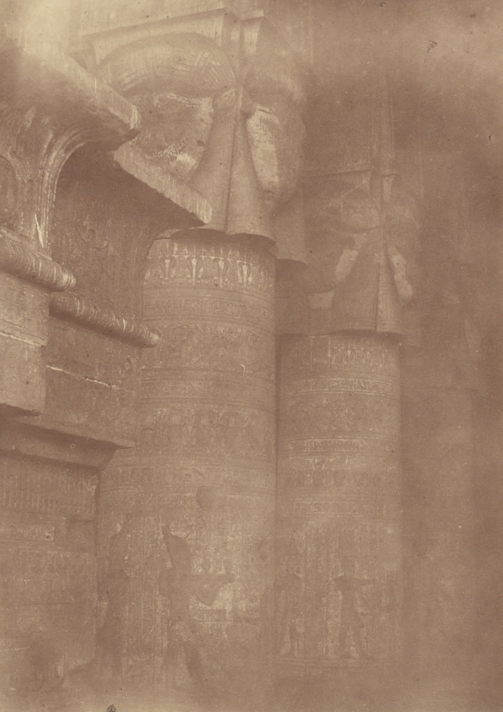 Théodule Devéria:[Close-up of the Pillars and Capitals of , Poster Print Wall Art
