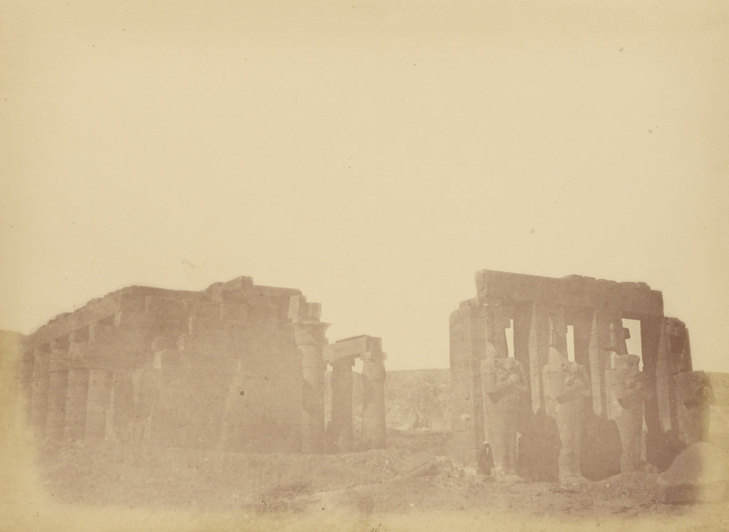 Théodule Devéria:[Overview of the Ramesseum],16x12"(A3)Poster