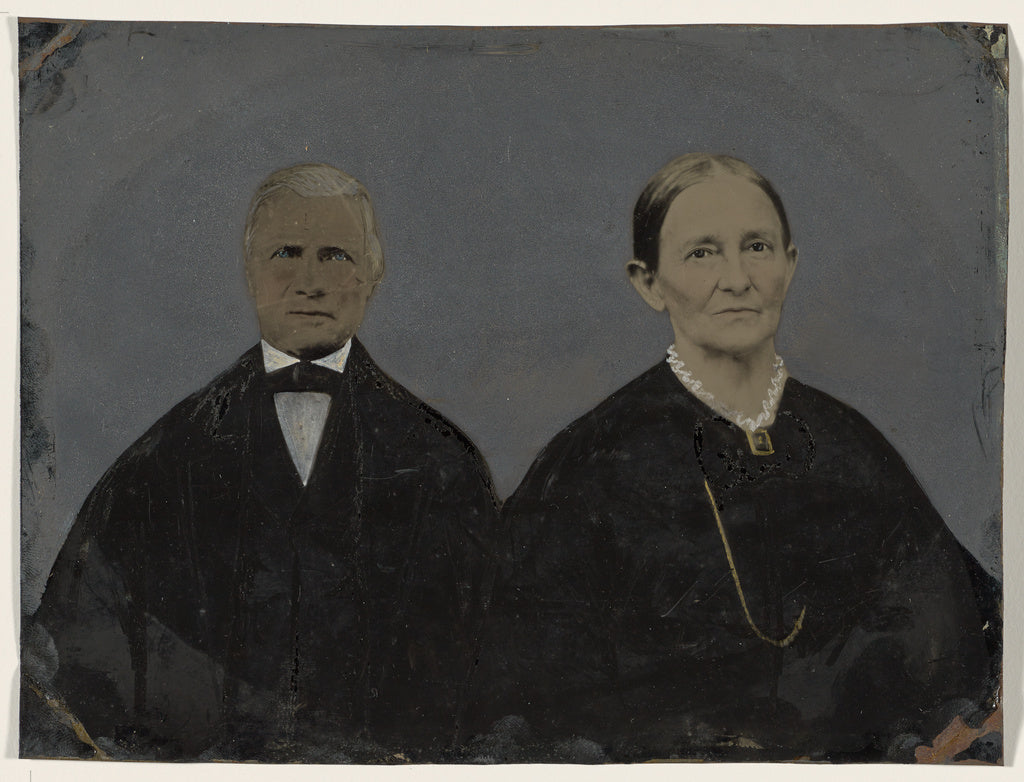 Unknown Artist:[Portrait of older couple], Poster Print Wall Art