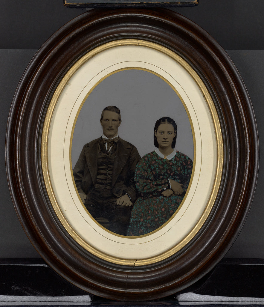 Unknown Artist:[Portrait of young couple], Poster Print Wall Art