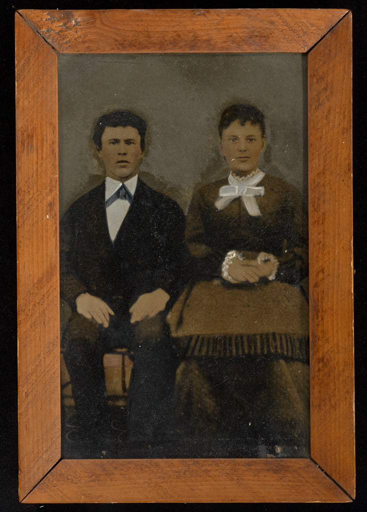 Unknown Artist:[Portrait of seated couple],16x12"(A3)Poster