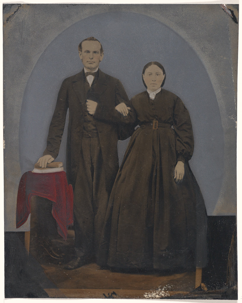 Unknown Artist:[Portrait of standing couple],16x12"(A3)Poster