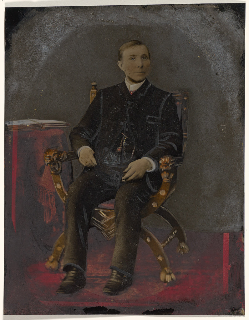 Unknown Artist:[Portrait of seated man],16x12"(A3)Poster