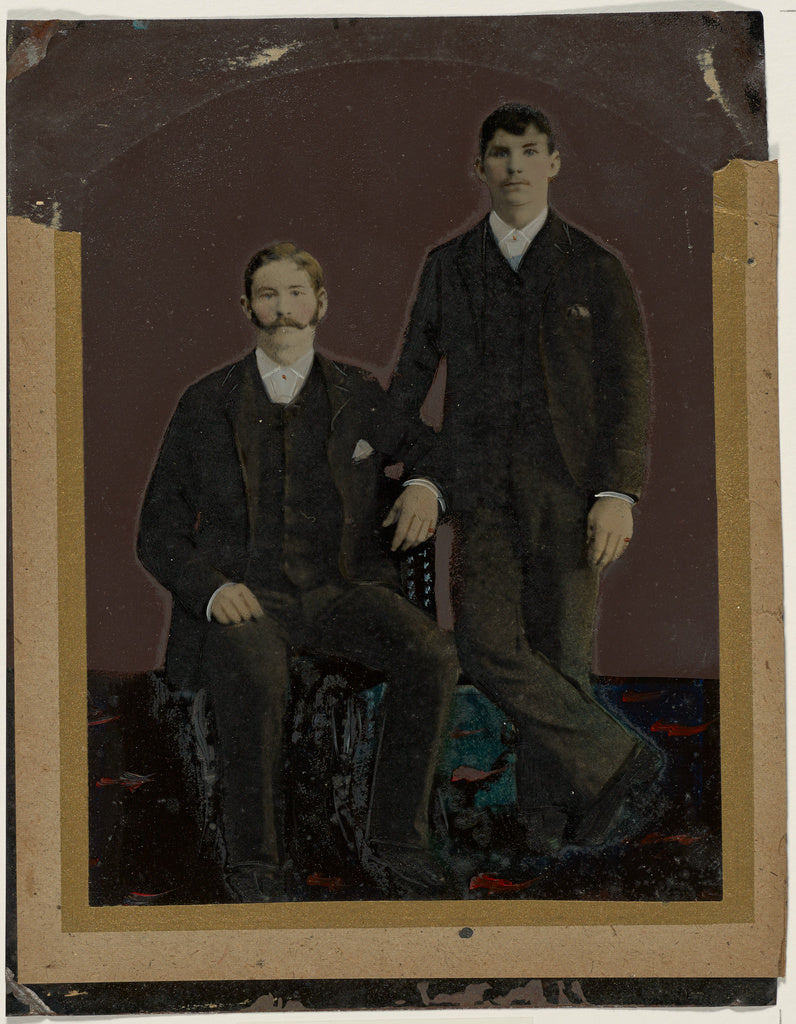 Unknown Artist:[Portrait of two young men],16x12"(A3)Poster