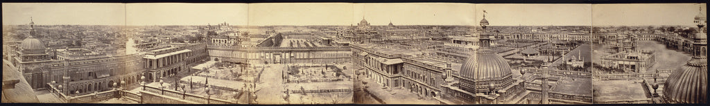 Felice Beato:[Panorama of Lucknow, Taken from the Great Imam, Poster Print Wall Art