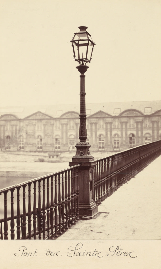 Charles Marville:[Pont des Saints-Pères],16x12"(A3)Poster