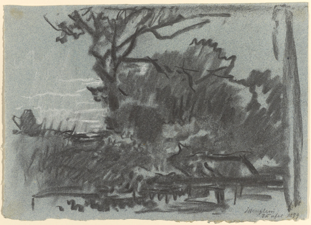 Josef Wenglein:Forest Scene, Poster Print Wall Art