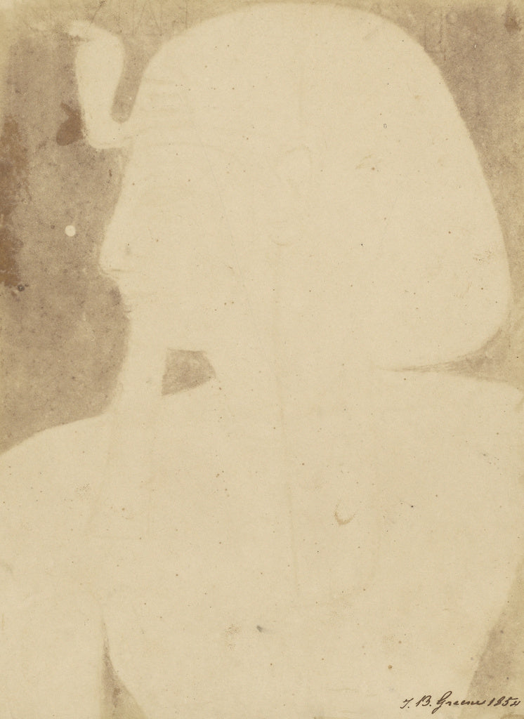John Beasley Greene:[Hieroglyphic Head  Facing Left], Poster Print Wall Art