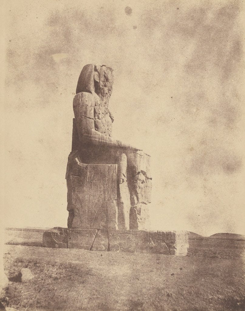 John Beasley Greene:[The Colossus of Memnon at Thebes],16x12"(A3)Poster