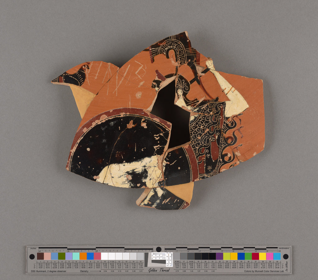 Unknown:Attic Panathenaic Amphora Fragment (part of 81.AE.20,16x12"(A3)Poster