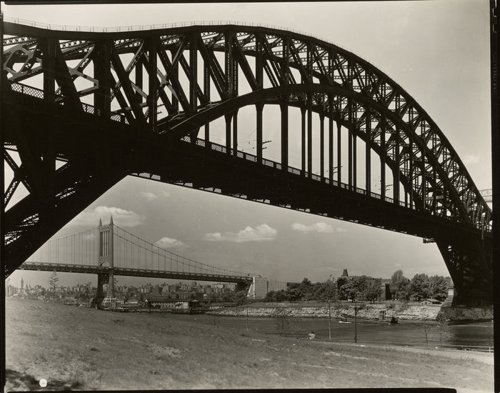 Berenice Abbott:Hell Gate Bridge, New York,16x12