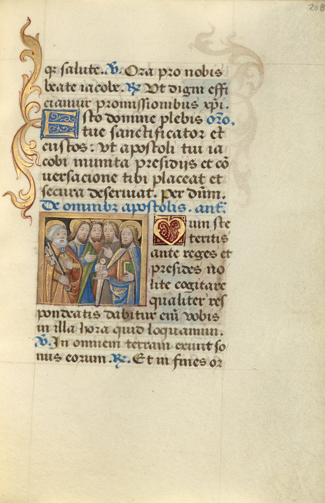 Master of Jacques de Besançon:All Apostles,16x12