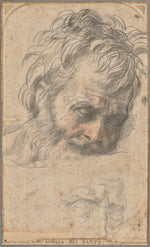 Andrea del Sarto:Study for the Head of Saint Joseph (recto);,16x12"(A3)Poster