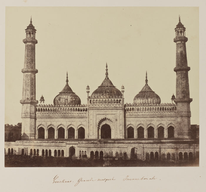 Baron Alexis de La Grange:Leucknao, Grande mosque Imambarah,16x12
