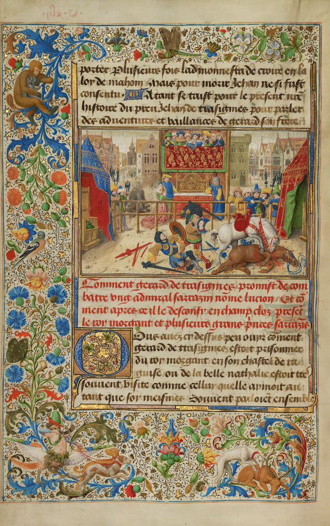 Lieven van Lathem:A Judicial Duel Between Gillion's Son Gera,16x12