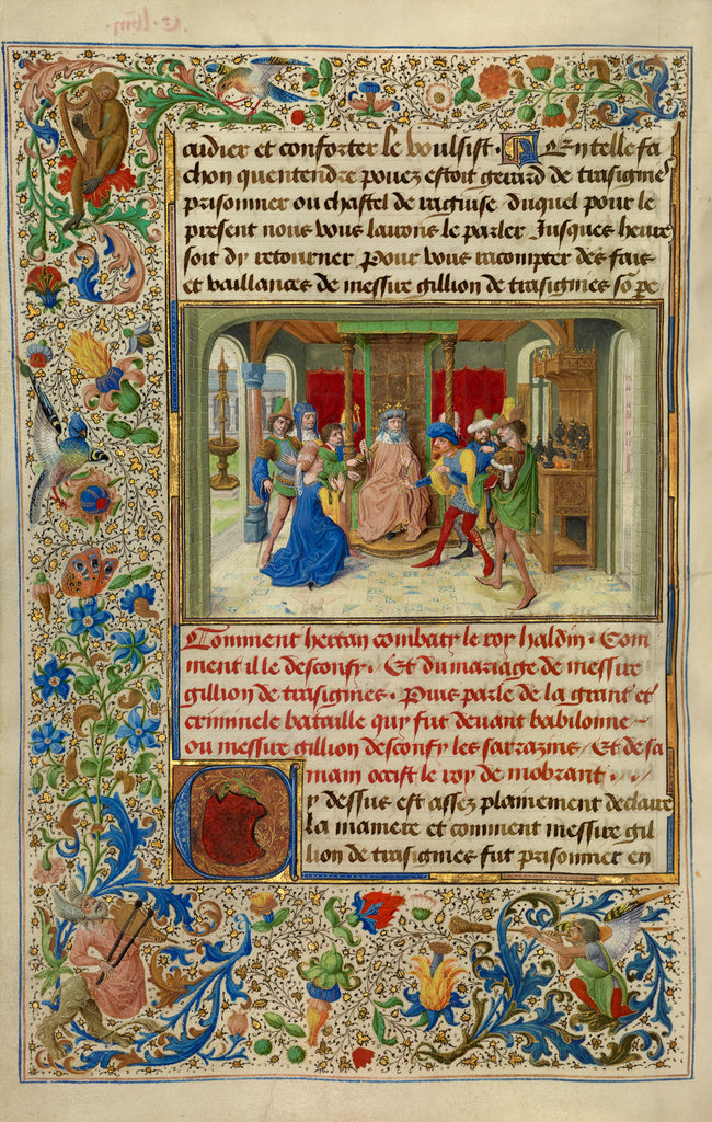 Lieven van Lathem:King Haldin Accusing the Sultan's Daughter,16x12