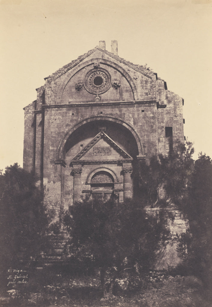 Charles Nègre:St Gabriel près Arles,16x12"(A3)Poster