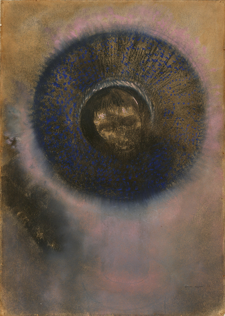 Odilon Redon:Head within an Aureole,16x12"(A3)Poster