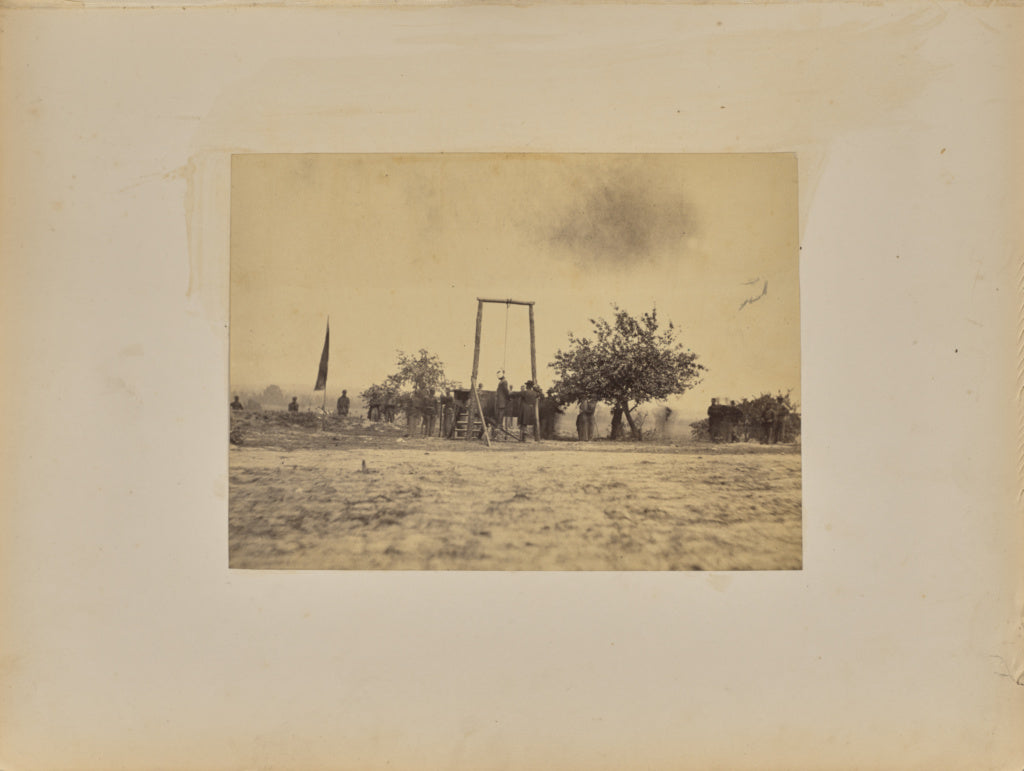 Mathew B. Brady:[Execution scene], Poster Print Wall Art