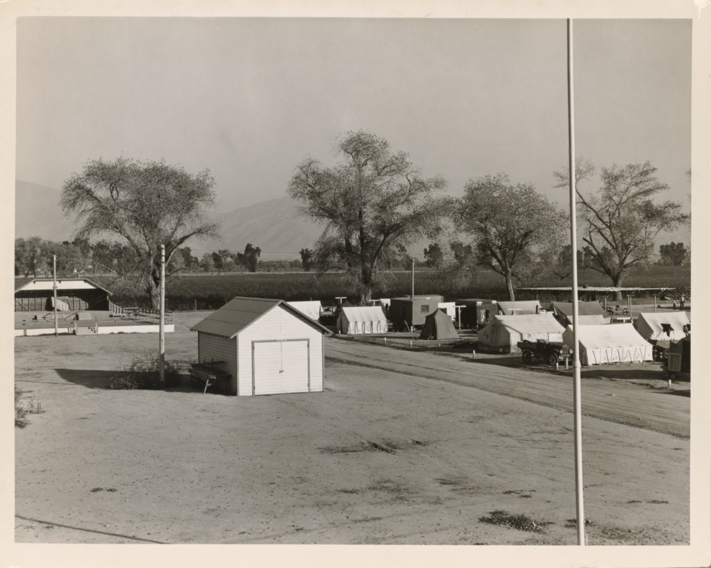 Dorothea Lange:View of Kern migrant camp, community center a,16x12"(A3)Poster