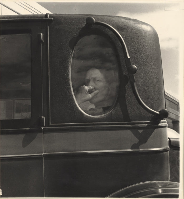 Dorothea Lange:Funeral Cortege, End of an Era in a Small Val,16x12
