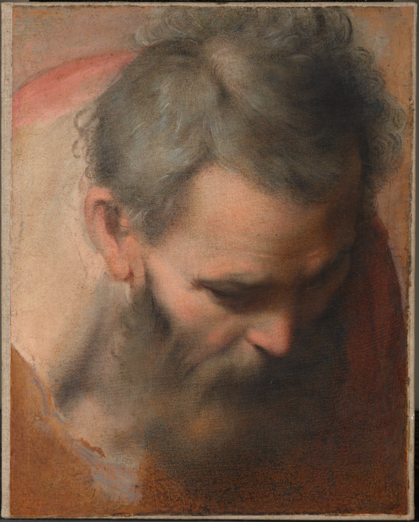 Federico Barocci:Head of Saint Joseph,16x12"(A3)Poster