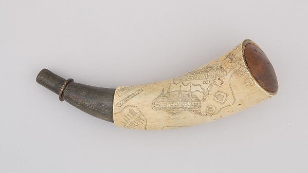 Powder Horn c1775–76,  Poster Print Wall Art