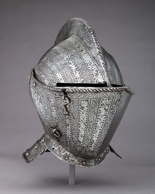 Close-Helmet for the Field c1560–70,  Poster Print Wall Art