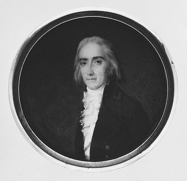 Barrois:Portrait of a Man c1790-16x12"(A3) Poster