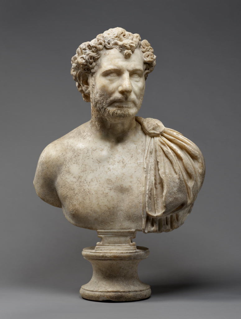Unknown:Portrait Bust of a Man, Poster Print Wall Art