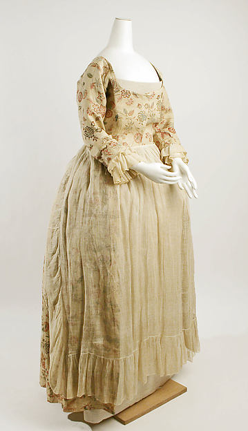 Dress mid-18th cent,16x12"(A3)Poster