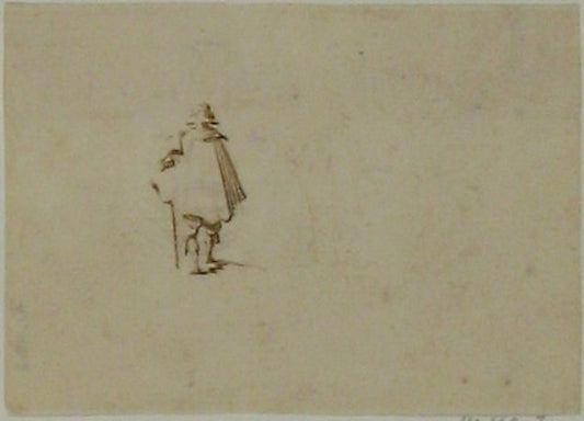 A Traveler early 17th cent-Jacques Callot,16x12"(A3)Poster