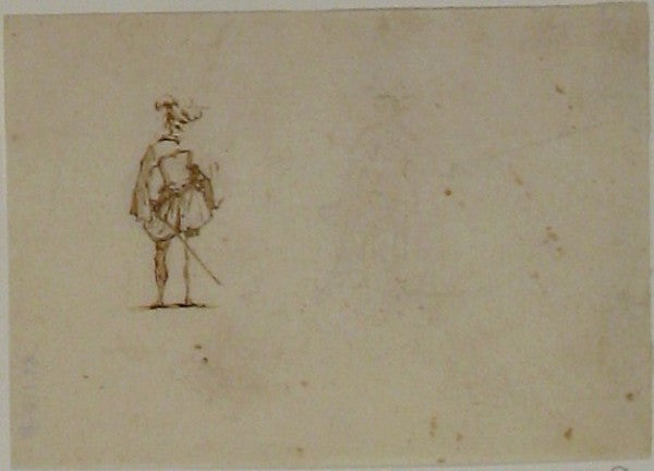 Gentleman seen from the back early 17th cent-Jacques Callot,16x12"(A3)Poster