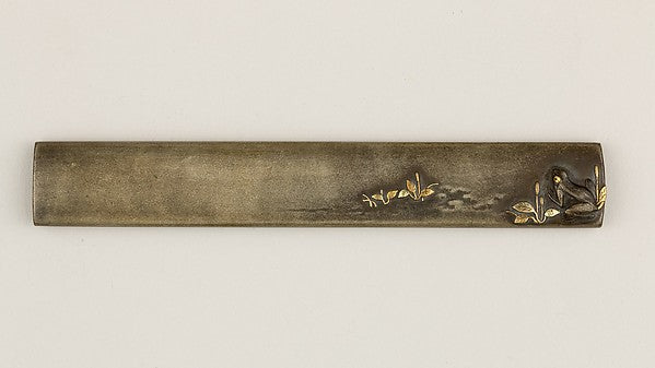 Knife Handle  19th cent Iwama Nobuyoshi,  Poster Print Wall Art