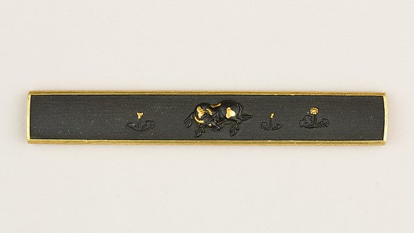 Knife Handle  19th cent Got? Mitsuyoshi,  Poster Print Wall Art