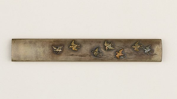 Knife Handle  19th cent Funada Yoshinaga,  Poster Print Wall Art