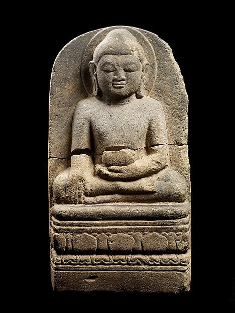 Buddha Calling the Earth to Witness 9th cent,16x12"(A3)Poster
