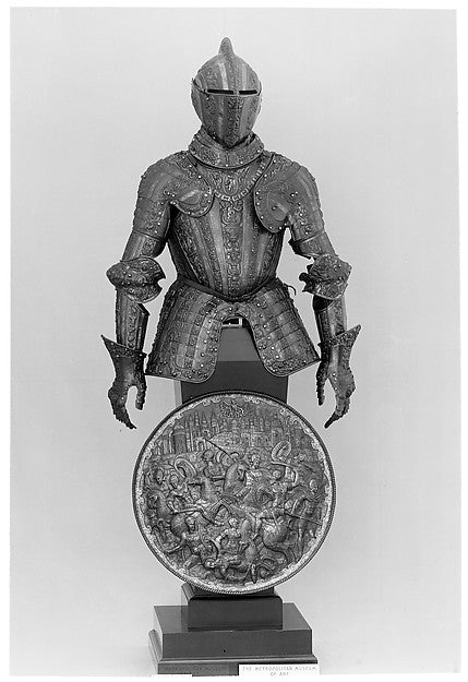Rondache in Late 16th cent Milanese Style probably 18th–19th c,  Poster Print Wall Art