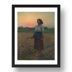 The Song of the Lark, vintage artwork by Jules-Adolphe Breton, 12x8" (A4) Poster