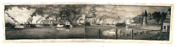 Grand Canal Celebration -  View of the Fleet Preparing to Form i,  Poster Print Wall Art